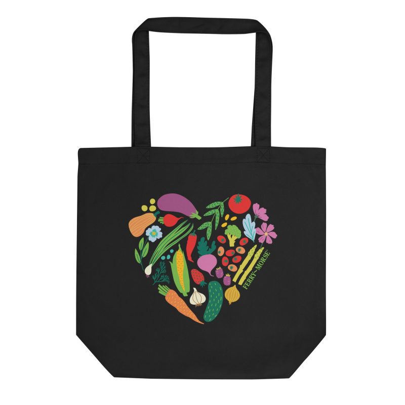 Garden Heart Tote Bag