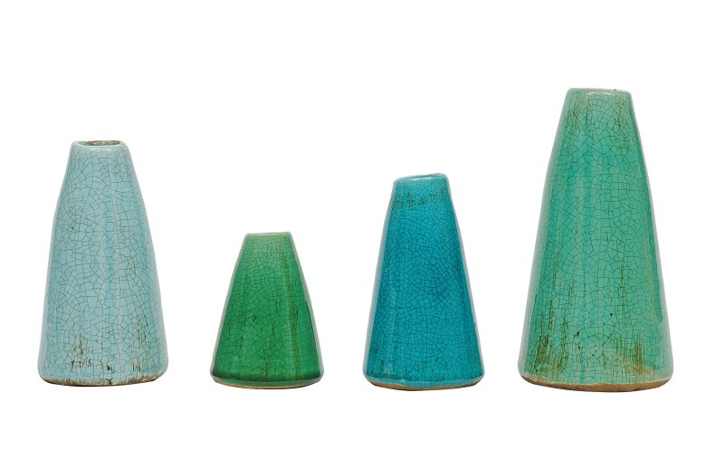 Green Blue Terracotta Vases Main