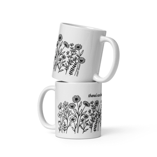 There s an Herb for that white glossy mug white 11oz stacked