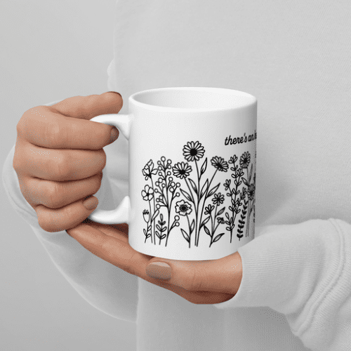 There s an Herb for that white glossy mug white 11oz with model