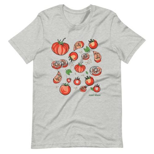 Tomato Lover Unisex T Shirt prism grey