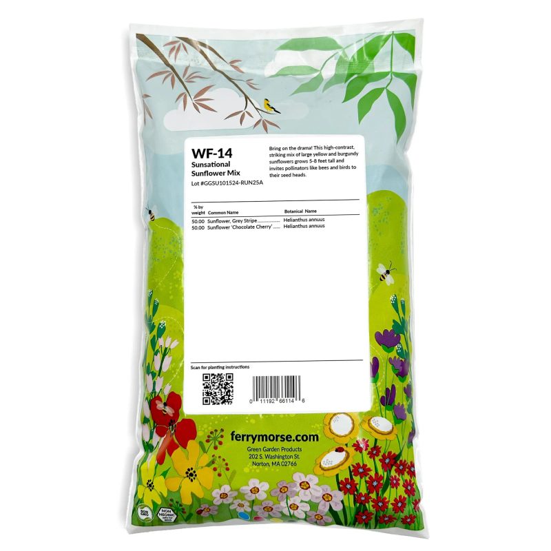 WF 14 Sunsational Sunflower Mix Bag Back 03. Compressed