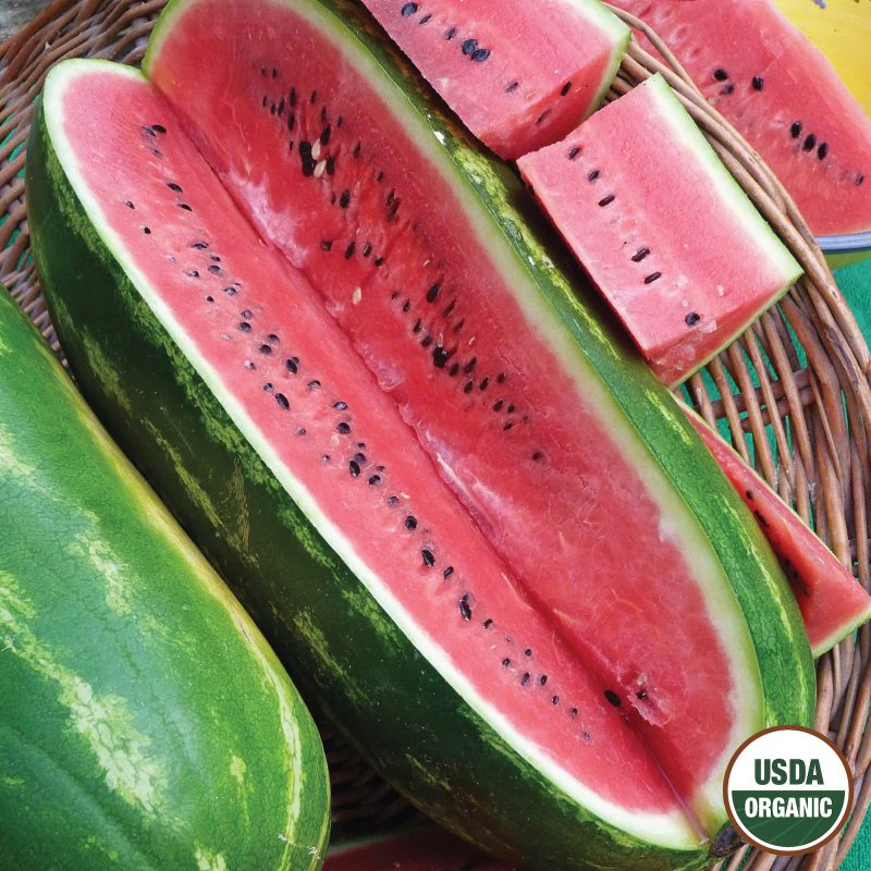 Watermelon Jubilee Organic Seeds USDA logo