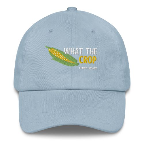 What The Crop Dad Hat Blue