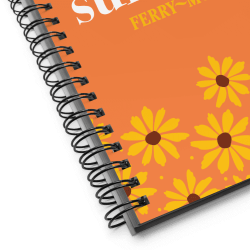 i grow my own sunshine spiral notebook product detail 2