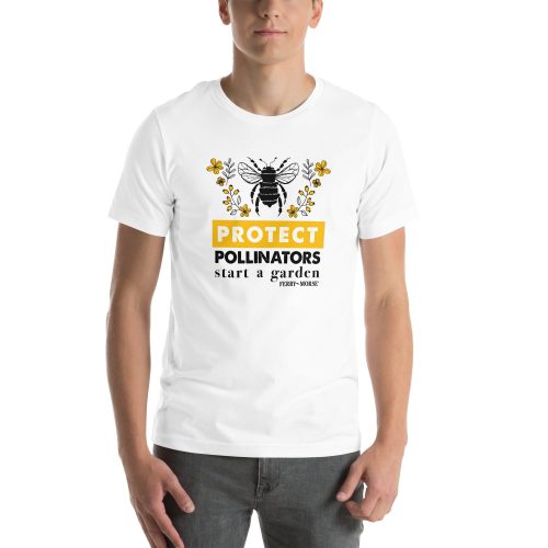 protect pollinators unisex staple t shirt white front