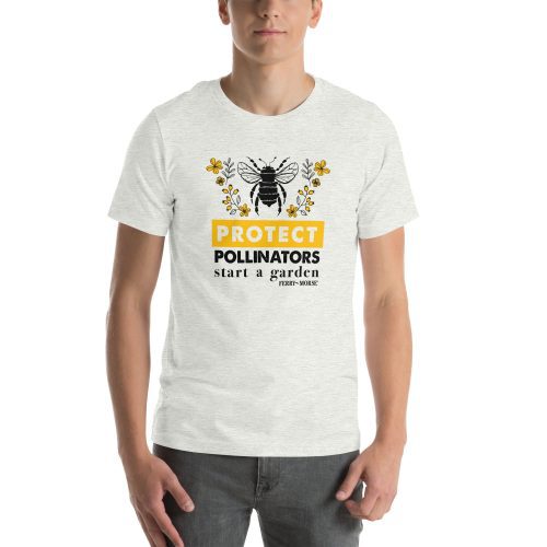 protect pollnators unisex staple t shirt ash front