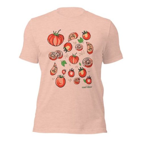 tomato lover unisex staple t shirt prism peach