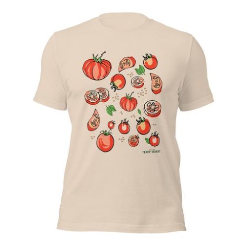 tomato lover unisex staple t shirt soft cream left